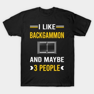 3 People Backgammon T-Shirt